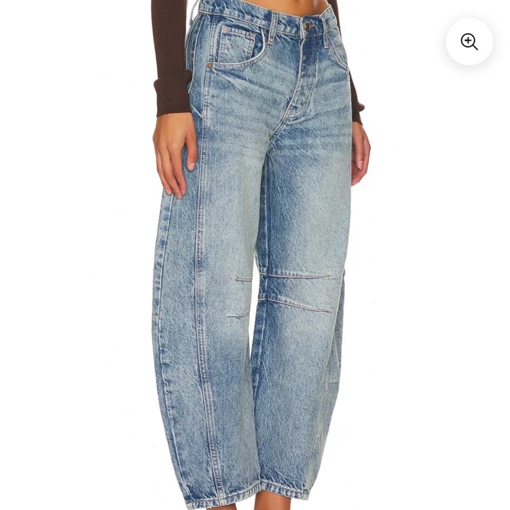 NWT We The Free Ultra Light Beam Blue Denim Pants Size 27S